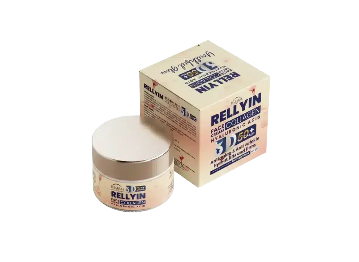 Rellyin Age-Defying Face Cream 50+ — Enriched with Collagen & Hyaluronic Acid